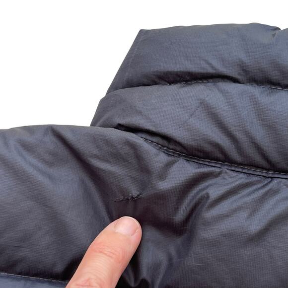 Patagonia Quilted Black Down Coat Jacket Parka Women’s Small - Picture 6 of 7